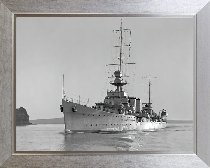 HMS Dunedin Royal Navy Danae class cruiser Photo Print or Framed Photo Print - Hampshire Prints