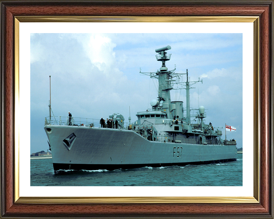 HMS Andromeda F57 Royal Navy Leander class frigate Photo Print or Framed Print - Hampshire Prints