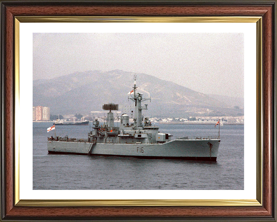 HMS Diomede F16 Royal Navy Leander class frigate Photo Print or Framed Print - Hampshire Prints