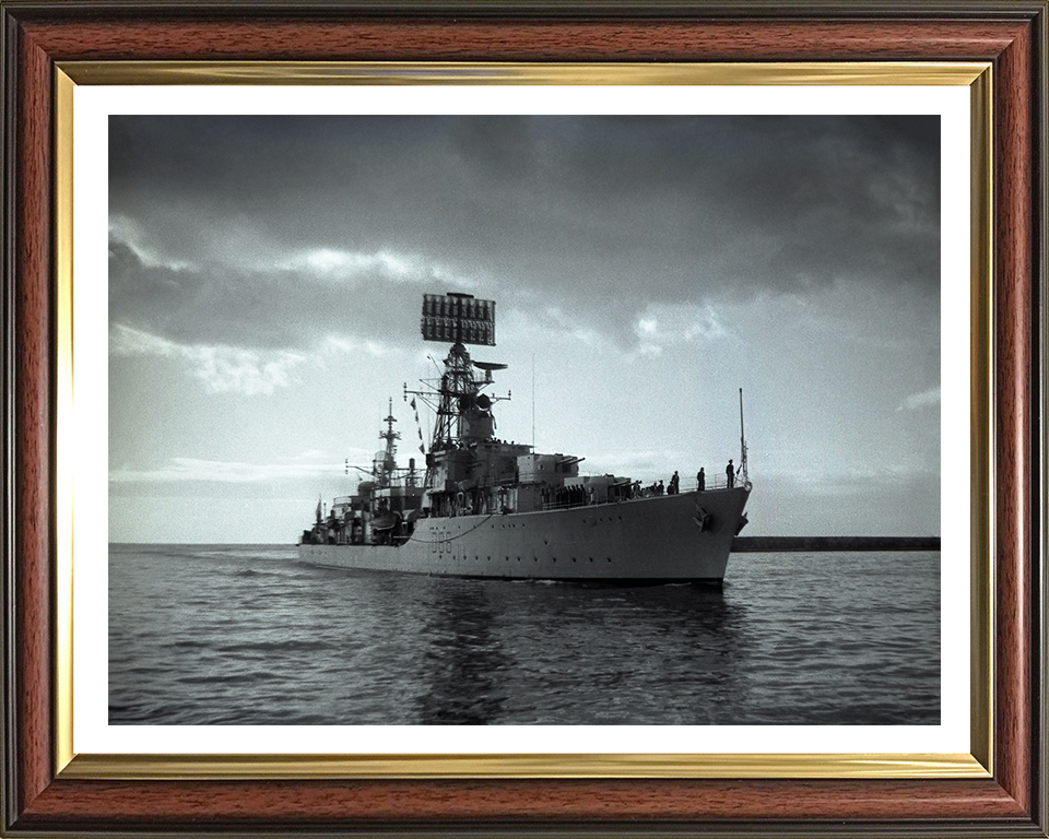 HMS Agincourt D86 Royal Navy Battle class destroyer Photo Print or Framed Print - Hampshire Prints