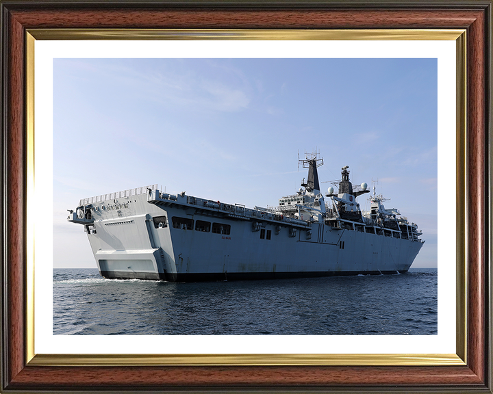 HMS Bulwark L15 Royal Navy Albion class amphibious ship Photo Print or Framed Print - Hampshire Prints