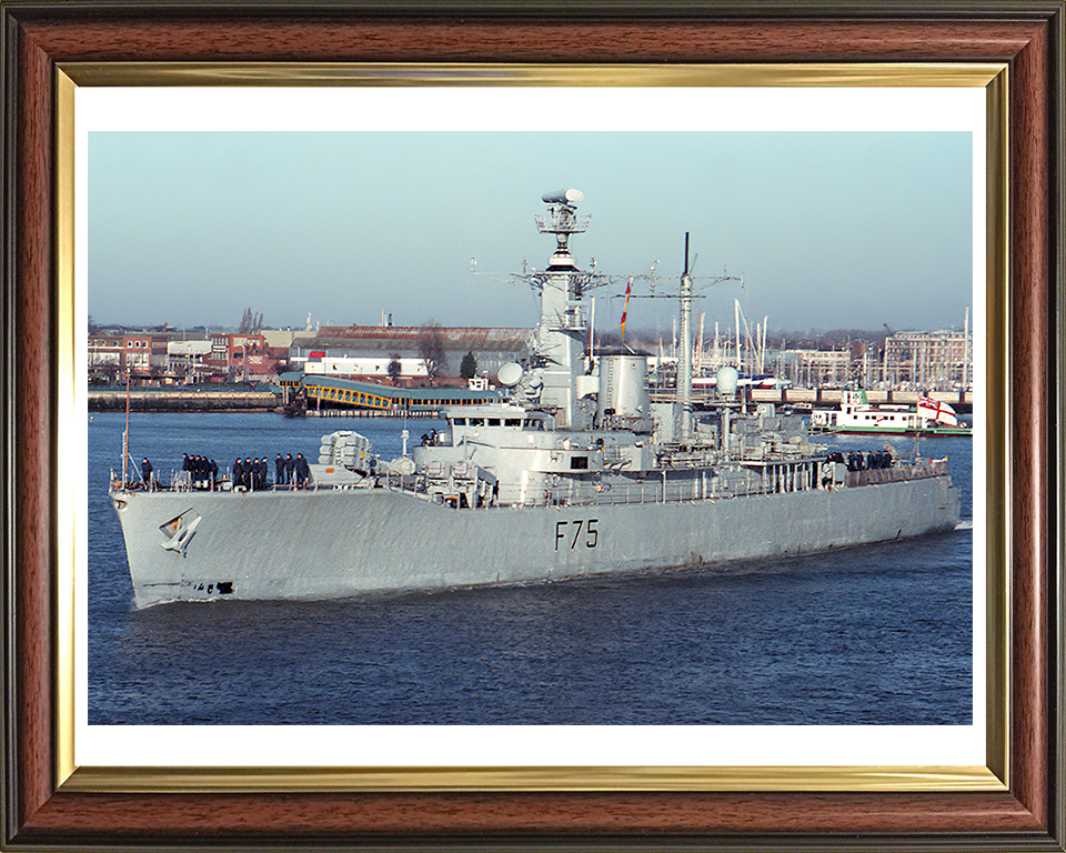 HMS Charybdis F75 Royal Navy Leander class frigate Photo Print or Framed Print - Hampshire Prints