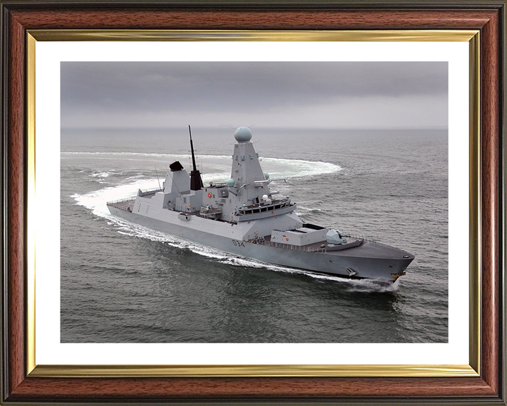 HMS Diamond D34 Royal Navy Type 45 Destroyer Photo Print or Framed Print - Hampshire Prints