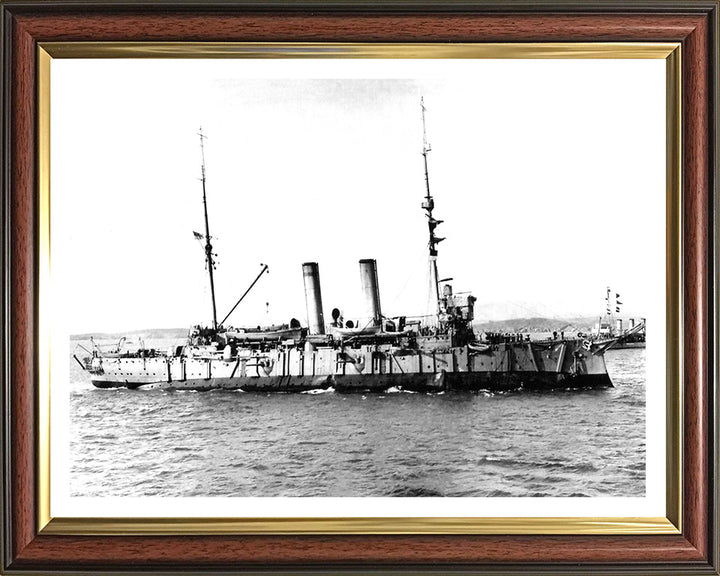 HMS Endymion (1891) Royal Navy Edgar class cruiser Photo Print or Framed Photo Print - Hampshire Prints