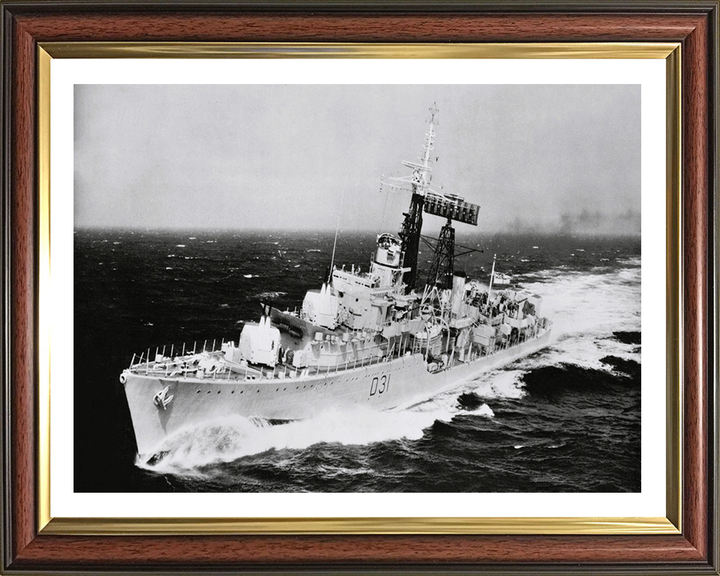 HMS Broadsword D31 Royal Navy Weapon class destroyer Photo Print or Framed Print - Hampshire Prints