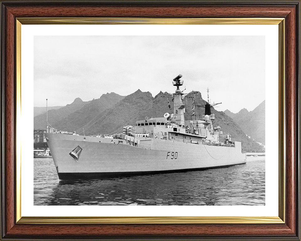 HMS Brilliant F90 Royal Navy Type 22 Frigate Photo Print or Framed Print - Hampshire Prints