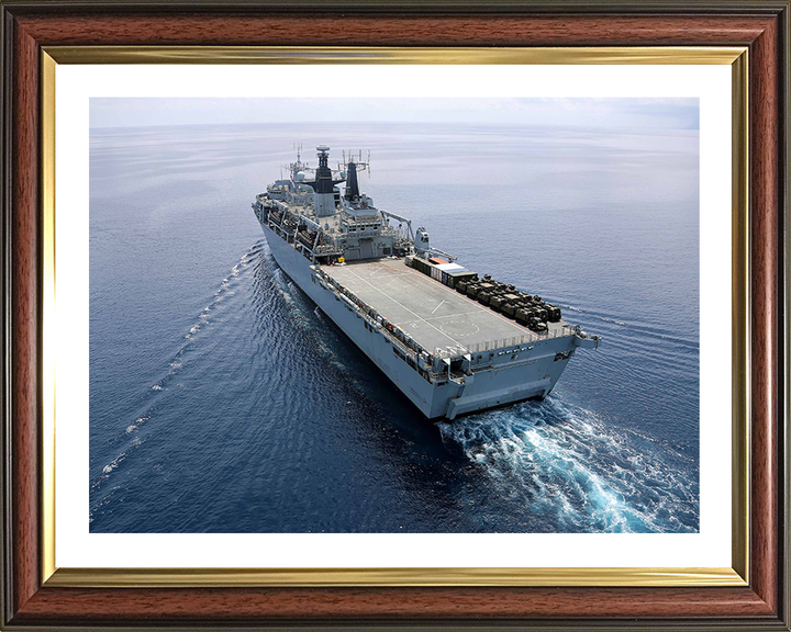 HMS Albion L14 Royal Navy Albion Class amphibious ship Photo Print or Framed Print - Hampshire Prints