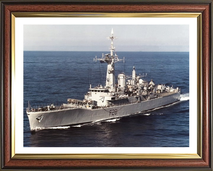 HMS Cleopatra F28 Royal Navy Leander class frigate Photo Print or Framed Print - Hampshire Prints