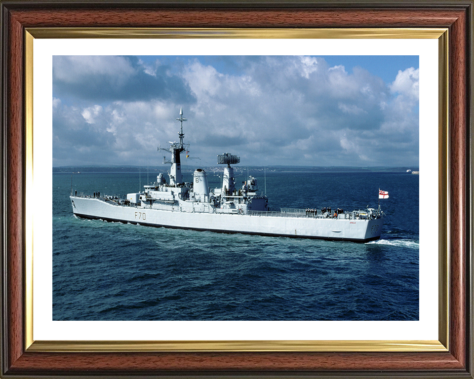 HMS Apollo F70 Royal Navy Leander class Photo Print or Framed Print - Hampshire Prints