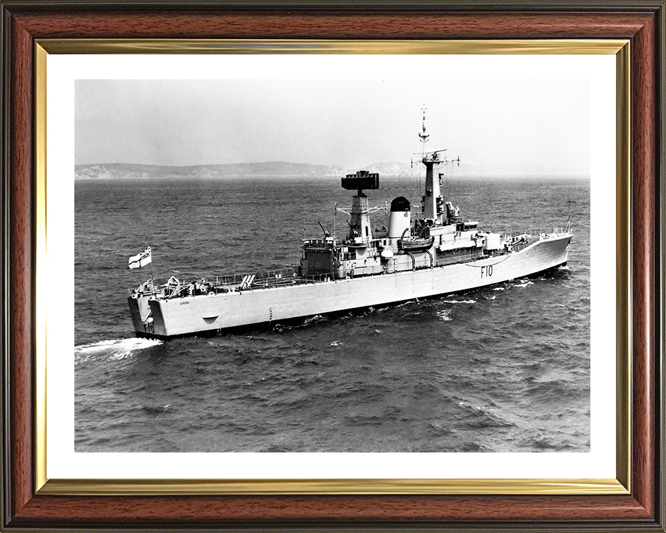 HMS Aurora F10 Royal Navy Leander Class frigate Photo Print or Framed Print - Hampshire Prints