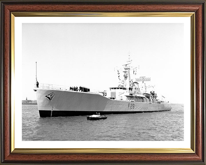 HMS Cleopatra F28 Royal Navy Leander class frigate Photo Print or Framed Print - Hampshire Prints