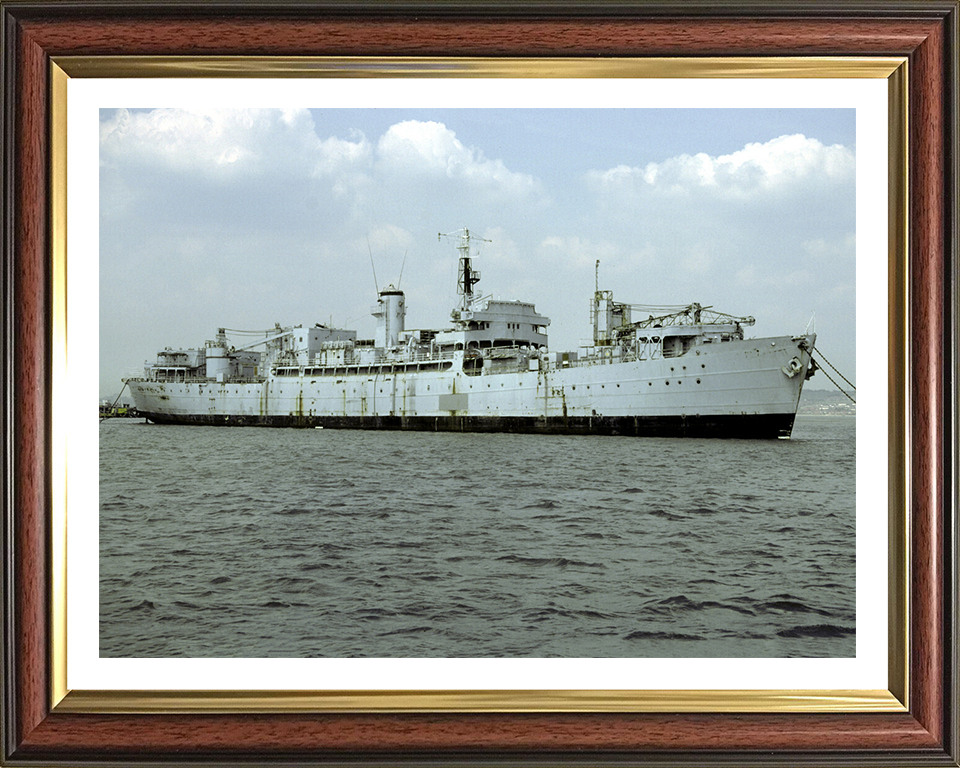 HMS Berry Head A191 Royal Navy repair ship Photo Print or Framed Photo Print - Hampshire Prints