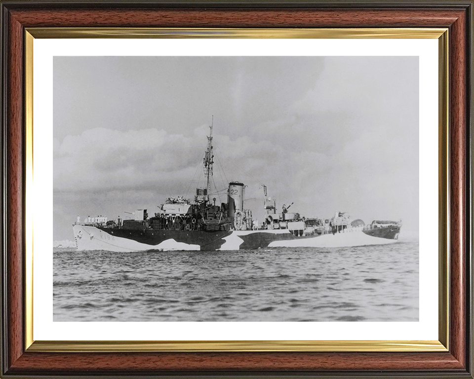 HMS Bryony K192 Royal Navy Flower class corvette Photo Print or Framed Print - Hampshire Prints