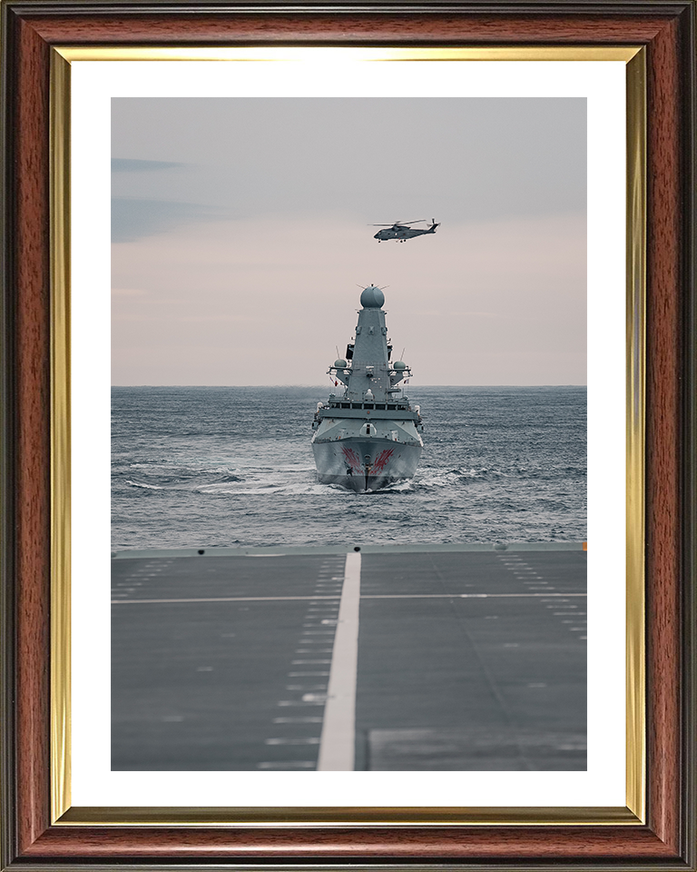 HMS Dragon D35 Royal Navy Type 45 Destroyer Photo Print or Framed Print - Hampshire Prints