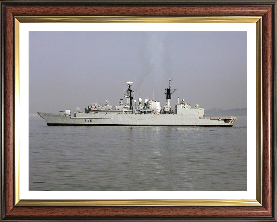 HMS Campbeltown F86 Royal Navy Type 22 Frigate Photo Print or Framed Photo Print - Hampshire Prints