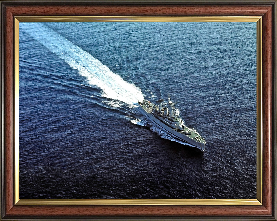 HMS Bacchante F69 Royal Navy Leander class frigate Photo Print or Framed Print - Hampshire Prints