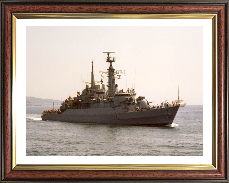 HMS Ambuscade F172 Royal Navy Type 21 frigate Photo Print or Framed Print - Hampshire Prints