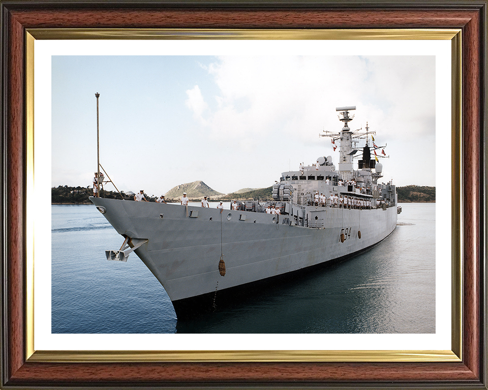 HMS Brave F94 Royal Navy Type 22 Frigate Photo Print or Framed Print - Hampshire Prints