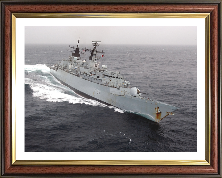 HMS Chatham F87 Royal Navy Type 22 Frigate Photo Print or Framed Print - Hampshire Prints