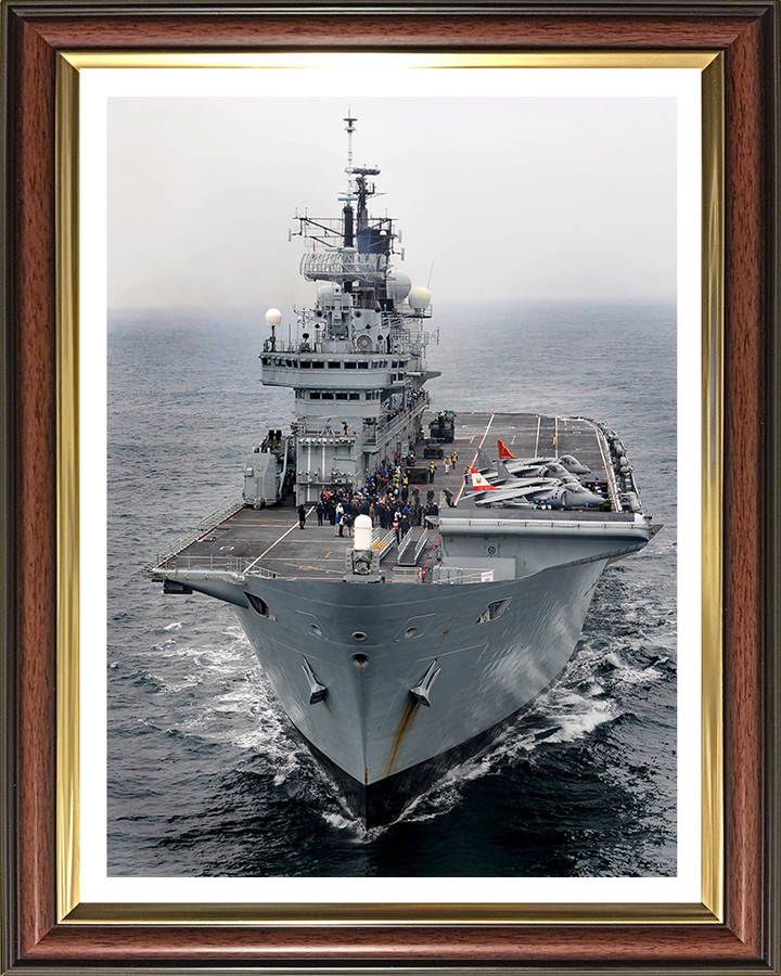 HMS Ark Royal R07 Royal Navy Invincible class aircraft carrier Photo Print or Framed Print - Hampshire Prints