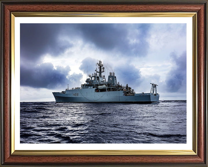 HMS Enterprise H88 | Photo Print | Framed Print | Hydrographic Survey Vessel | Royal Navy - Hampshire Prints