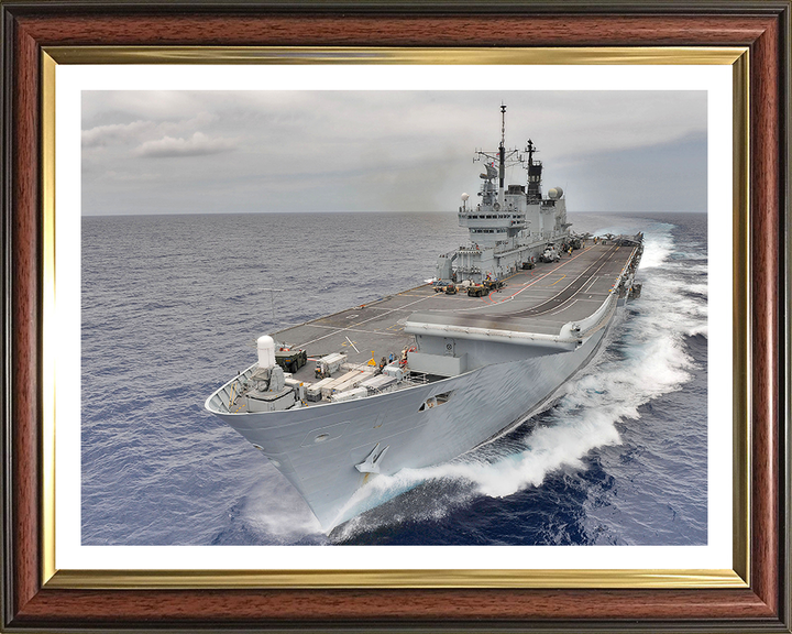 HMS Ark Royal R07 Royal Navy Invincible class aircraft carrier Photo Print or Framed Print - Hampshire Prints