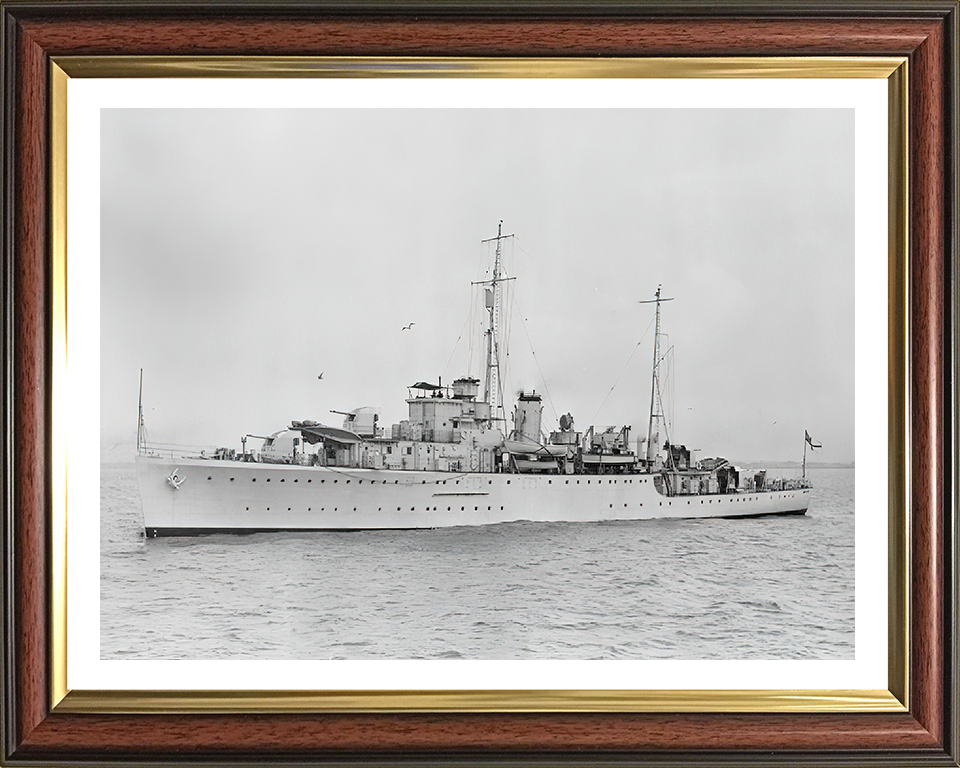 HMS Auckland L61 | Photo Print | Framed Print | Poster | Egret Class | Sloop | Royal Navy - Hampshire Prints