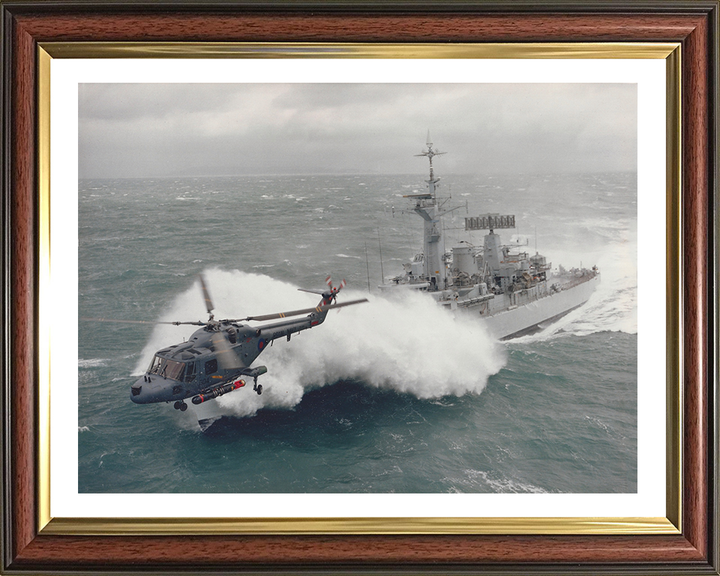 HMS Argonaut F56 Royal Navy Leander class frigate Photo Print or Framed Print - Hampshire Prints