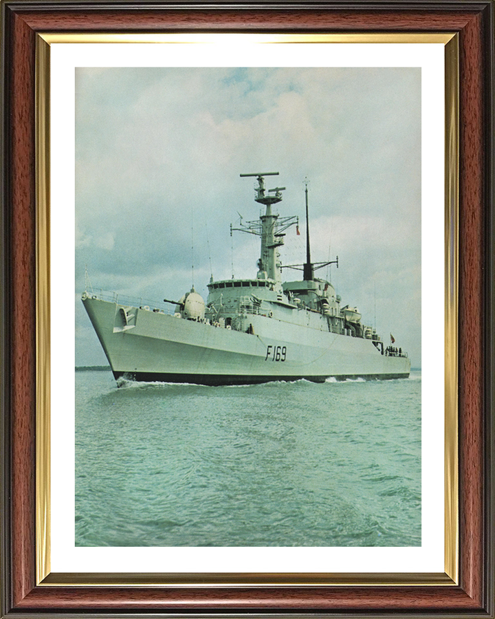 HMS Amazon F169 Royal Navy type 21 Frigate Photo Print or Framed Print - Hampshire Prints