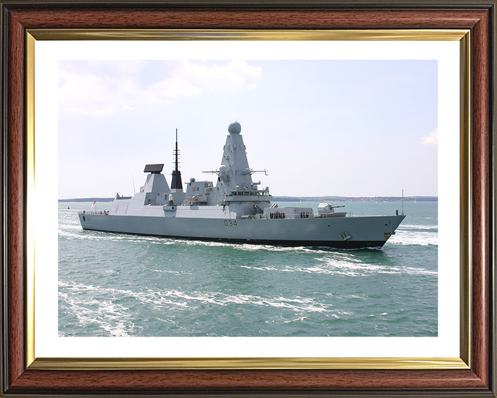 HMS Diamond D34 Royal Navy Type 45 Destroyer Photo Print or Framed Print - Hampshire Prints