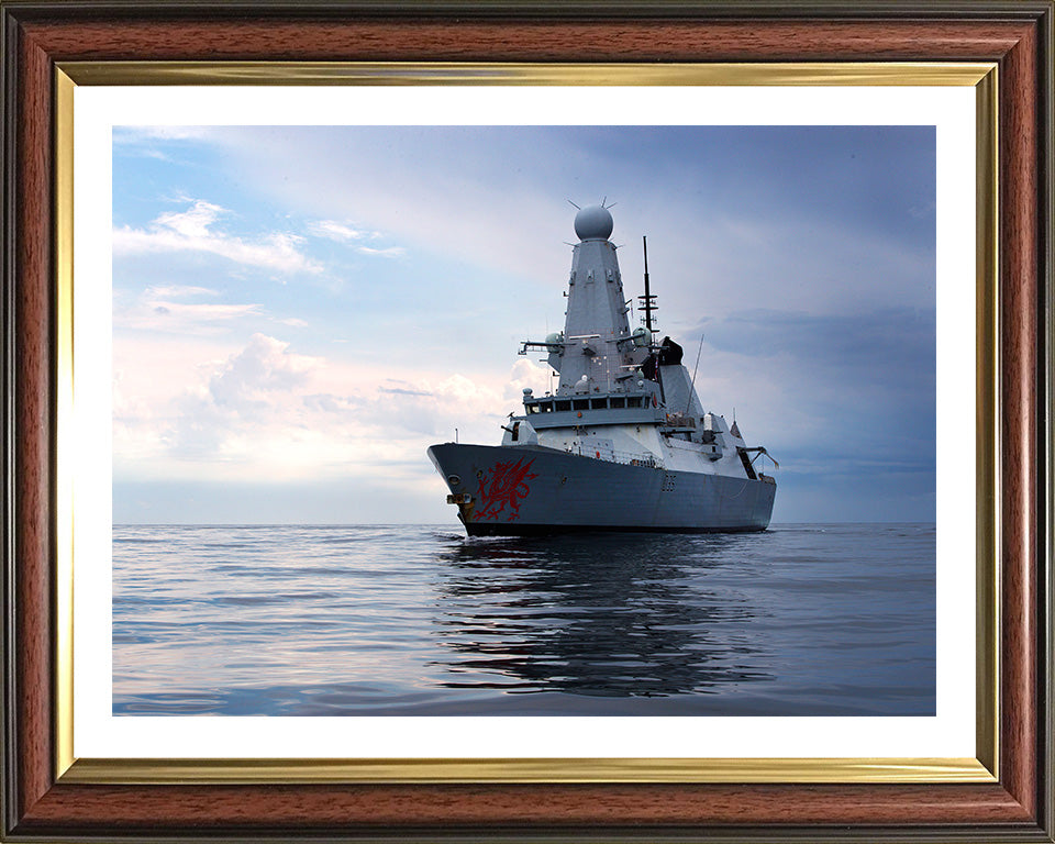 HMS Dragon D35 Royal Navy Type 45 Destroyer Photo Print or Framed Print - Hampshire Prints