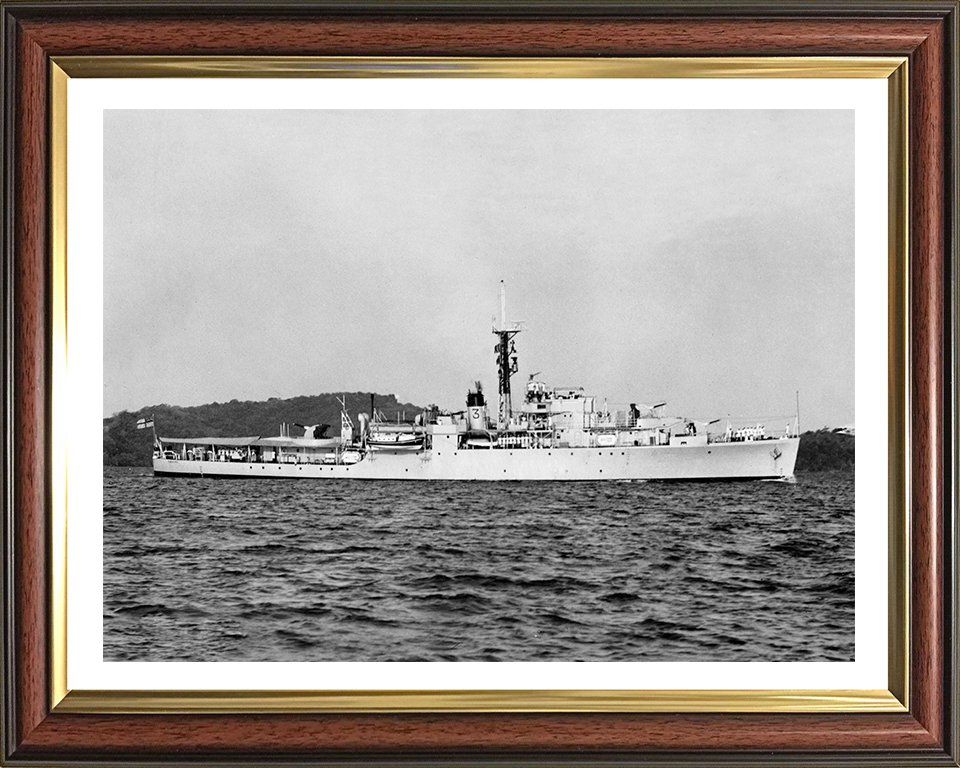 HMS Crane U23 Royal Navy Modified Black Swan Class sloop Photo Print or Framed Print - Hampshire Prints