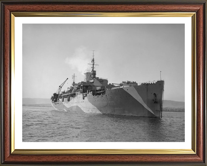 HMS Corfu 1943 Royal Navy armed merchant cruiser Photo Print or Framed Print - Hampshire Prints