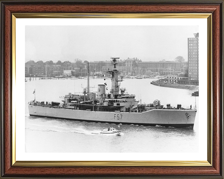 HMS Andromeda F57 Royal Navy Leander class frigate Photo Print or Framed Print - Hampshire Prints