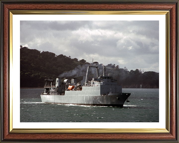 HMS Challenger K07 Royal Navy diving support vessel Photo Print or Framed Print - Hampshire Prints