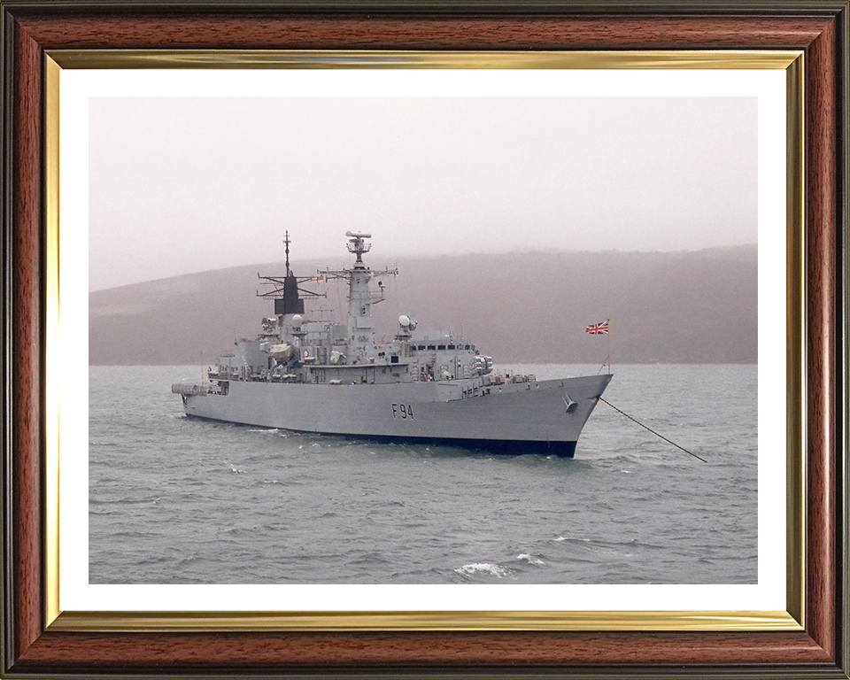 HMS Brave F94 Royal Navy Type 22 Frigate Photo Print or Framed Print - Hampshire Prints