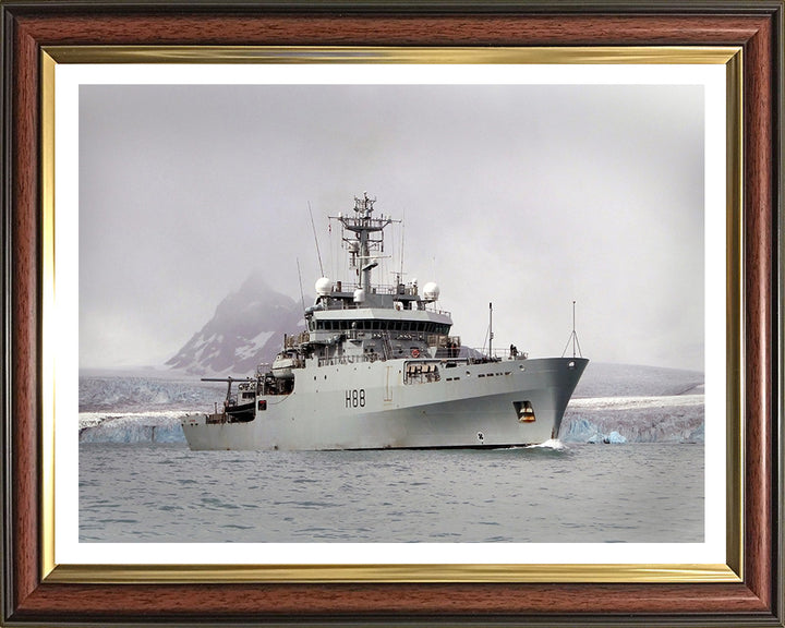 HMS Enterprise H88 | Photo Print | Framed Print | Hydrographic Survey Vessel | Royal Navy - Hampshire Prints