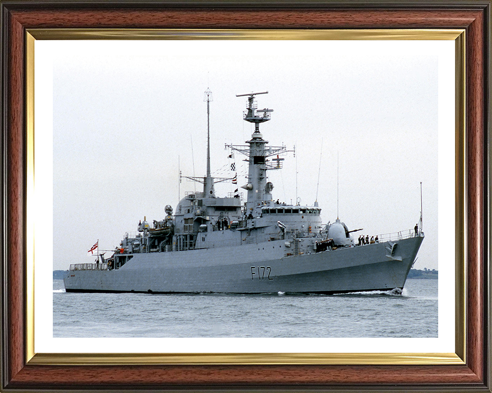 HMS Ambuscade F172 Royal Navy Type 21 frigate Photo Print or Framed Print - Hampshire Prints