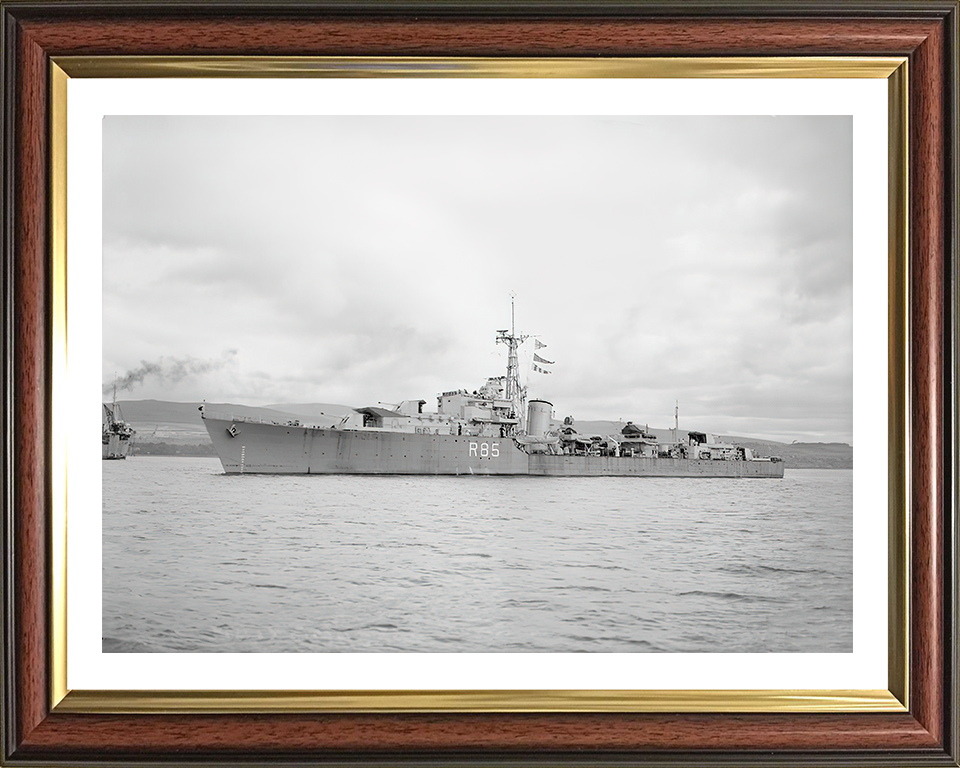 HMS Cambrian R85 Royal Navy C class destroyer Photo Print or Framed Print - Hampshire Prints