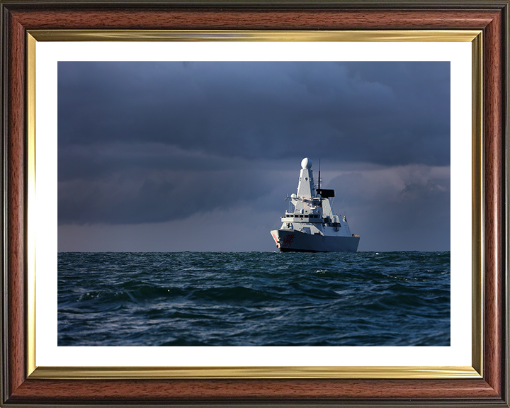 HMS Dragon D35 Royal Navy Type 45 Destroyer Photo Print or Framed Print - Hampshire Prints