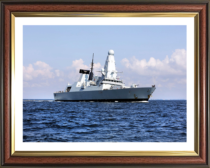 HMS Diamond D34 Royal Navy Type 45 Destroyer Photo Print or Framed Print - Hampshire Prints