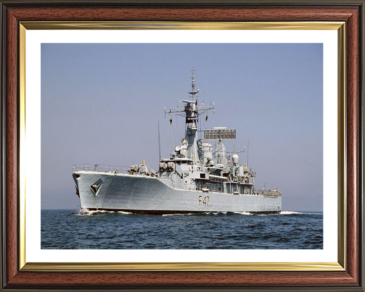 HMS Danae F47 Royal Navy Leander Class Frigate Photo Print or Framed Print - Hampshire Prints