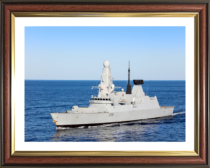 HMS Defender D36 Royal Navy Type 45 Destroyer Photo Print or Framed Photo Print - Hampshire Prints