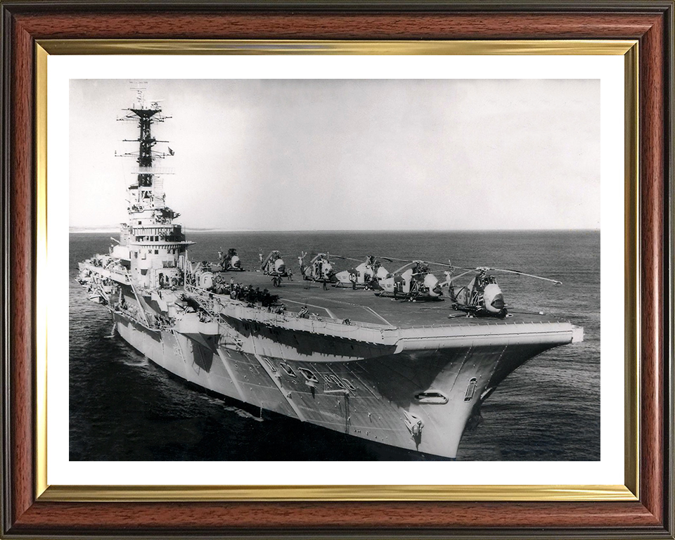 HMS Bulwark R08 Royal Navy Centaur class light fleet carrier Photo Print or Framed Print - Hampshire Prints