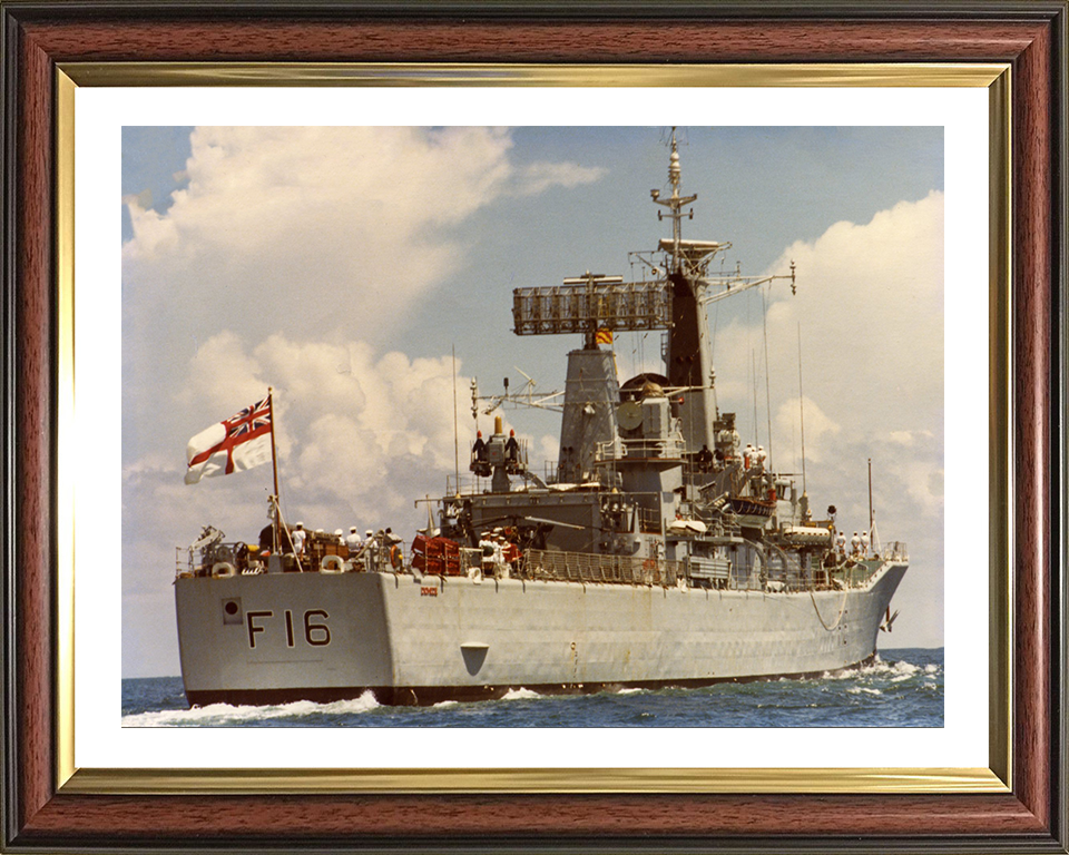 HMS Diomede F16 Royal Navy Leander class frigate Photo Print or Framed Print - Hampshire Prints