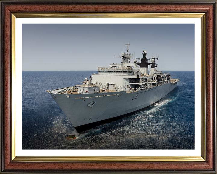 HMS Bulwark L15 Royal Navy Albion class amphibious ship Photo Print or Framed Print - Hampshire Prints