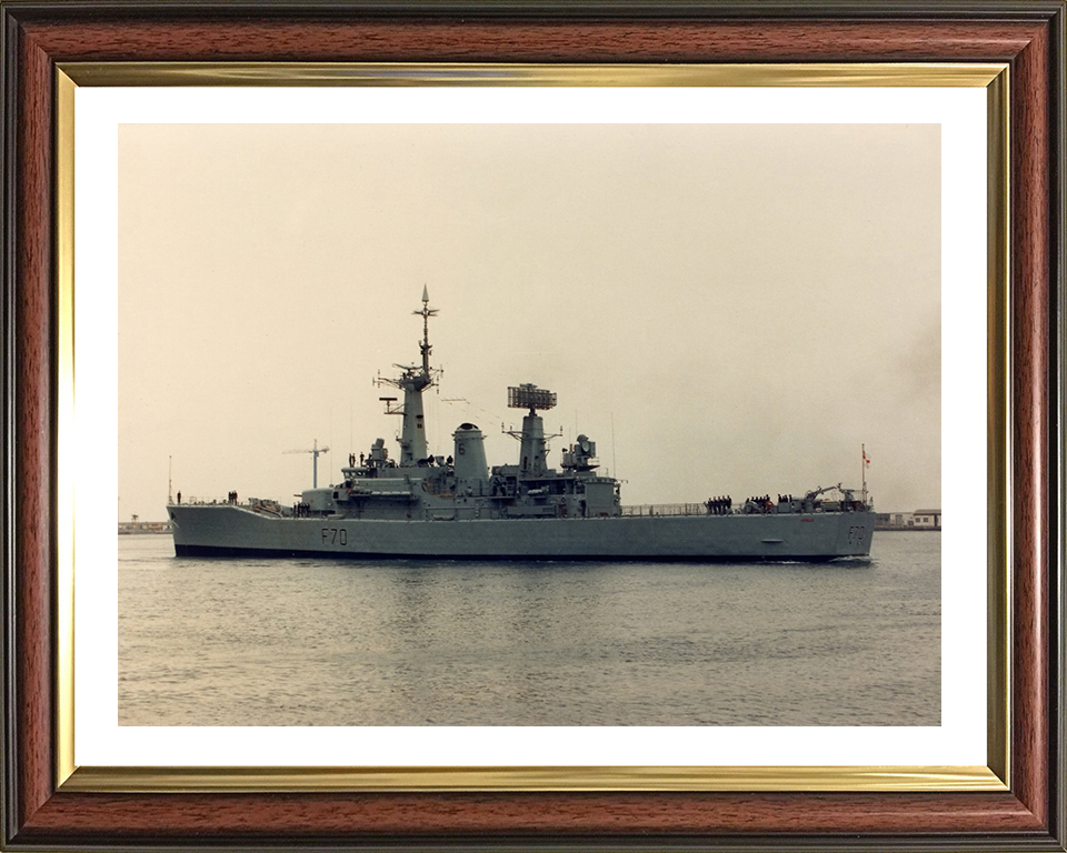 HMS Apollo F70 Royal Navy Leander class Frigate Photo Print or Framed Print - Hampshire Prints