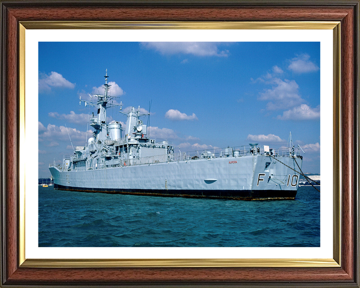 HMS Aurora F10 Royal Navy Leander Class frigate Photo Print or Framed Print - Hampshire Prints