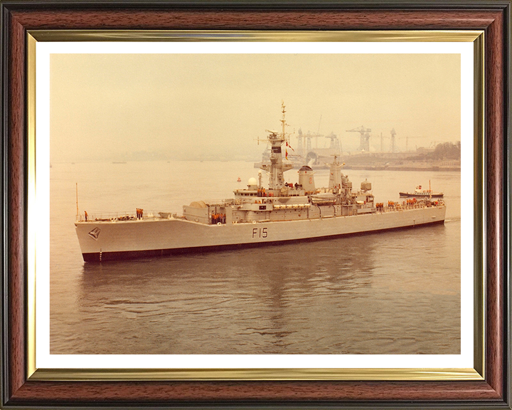 HMS Euryalus F15 Royal Navy Leander Class Frigate Photo Print or Framed Print - Hampshire Prints