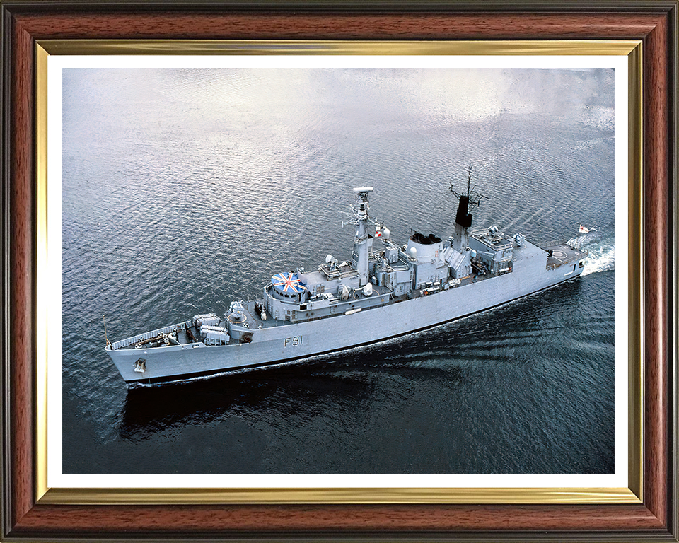 HMS Brazen F91 Royal Navy Type 22 frigate Photo Print or Framed Print - Hampshire Prints